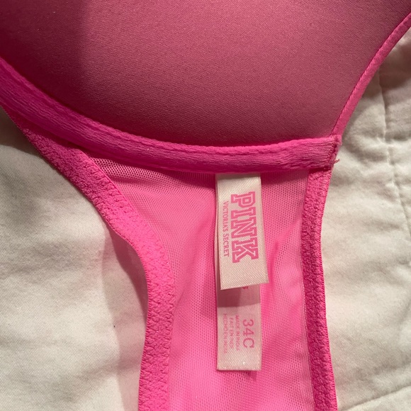 Pink Victoria’s Secret Bra 34 C - Picture 5 of 9